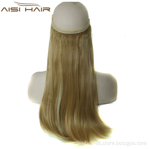 New Style Synthetic Hair Extension 100g Fish Tape Hair For White Women